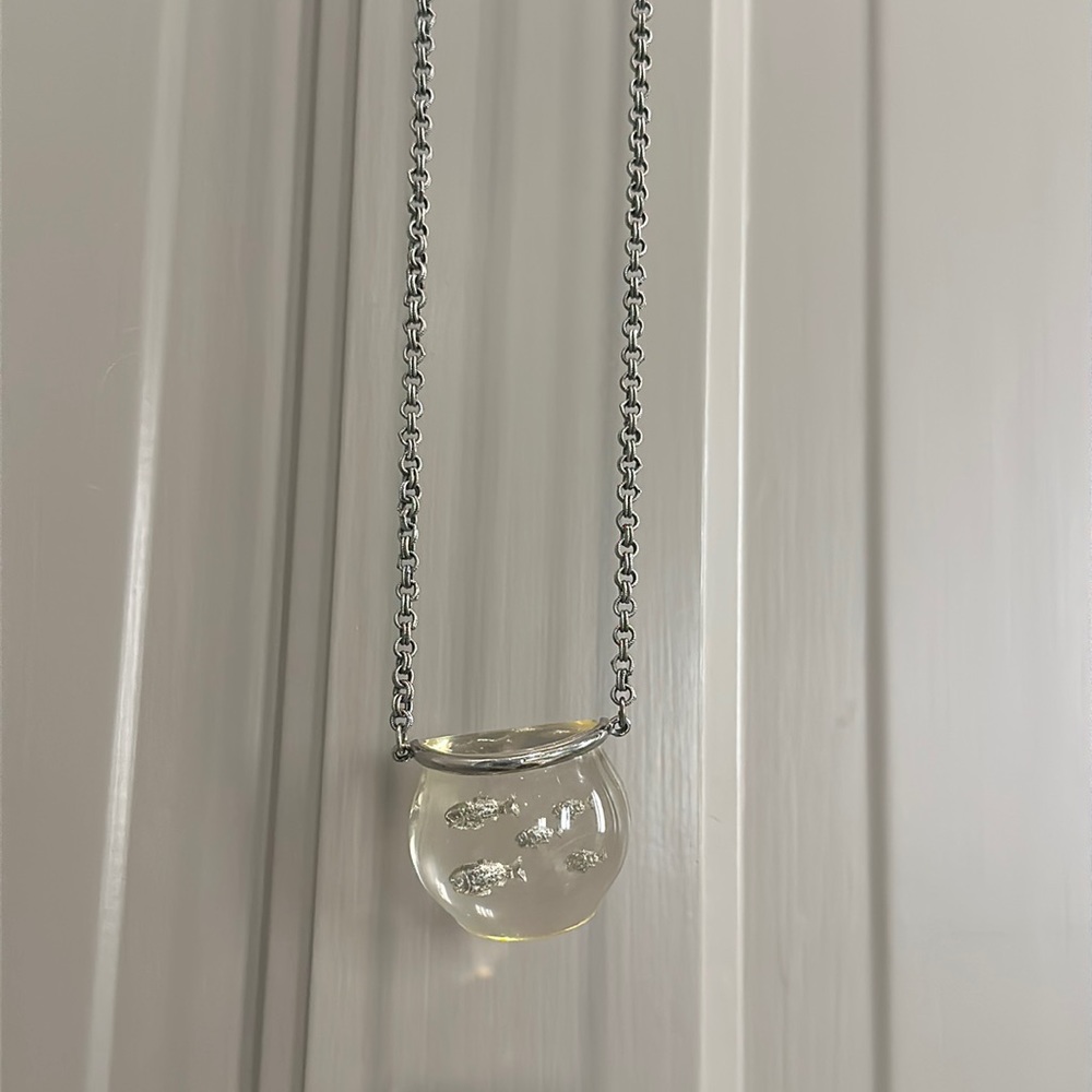 Fishbowl necklace